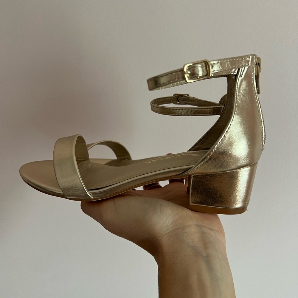 Girls Gold Dress Sandals Nina’s Shoes